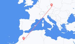 Flyreiser fra Zagora, Marokko til Pardubice, Tsjekkia