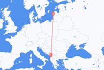 Flyreiser fra Palanga, Litauen til Tirana, Albania