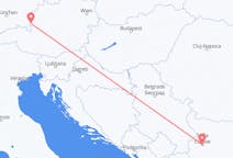 Lennot Salzburgista Sofialle