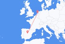 Flyreiser fra Amsterdam, Nederland til Madrid, Spania