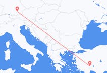 Fly fra München til Isparta