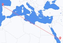 Flights from Abha, Saudi Arabia to A Coruña, Spain