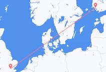 Vluchten van Londen naar Turku