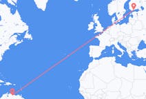 Flights from Valencia to Helsinki