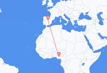 Flyreiser fra Enugu, Nigeria til Madrid, Spania