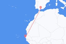 Vluchten van Dakar naar Malaga