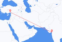 出发地 印度出发地 苏拉特目的地 土耳其阿达纳的航班