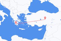 出发地 希腊出发地 卡拉马塔目的地 土耳其開塞利的航班
