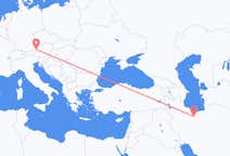 Flug frá Teheran til Salzburg