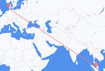 Flyreiser fra Kuala Lumpur, Malaysia til Westerland, Tyskland