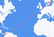 Flyreiser fra Pereira, Colombia til Växjö, Sverige