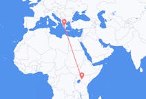 Flyreiser fra Eldoret, Kenya til Patras, Hellas