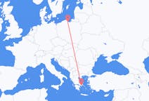 Flyg från Aten till Gdansk