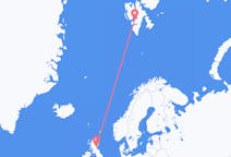 Vols de Dundee vers Svalbard
