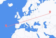 Flights from Yekaterinburg, Russia to Terceira Island, Portugal