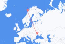 Рейсы из Одессы, Украина в Будё, Норвегия