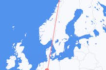 Loty z Bodø, Norwegia do Frankfurtu, Niemcy