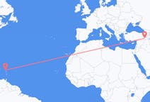เที่ยวบิน จาก Antigua, แอนติกาและบาร์บูดา ไปยัง ซีร์ต, ตุรกี