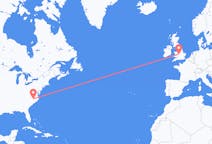 Flights from Raleigh, the United States to Birmingham, England