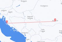Flights from Zadar, Croatia to Bucharest, Romania