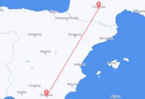 Flyg från Granada, Nicaragua, Spanien till Toulouse, Frankrike