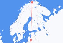 Flights from Lakselv, Norway to Kaunas, Lithuania