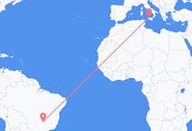 Flyreiser fra Uberlândia, Brasil til Palermo, Italia