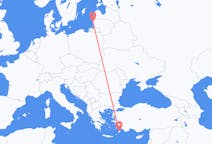 Flights from Rhodes, Greece to Palanga, Lithuania