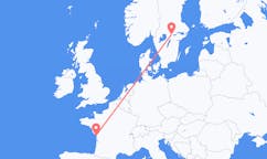 Flights from La Rochelle, France to Örebro, Sweden