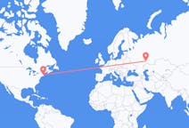 Flights from Boston, the United States to Samara, Russia