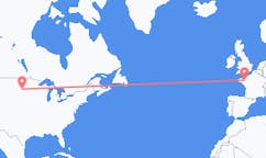 Flyrejser fra Aberdeen, USA til Rennes, Frankrig