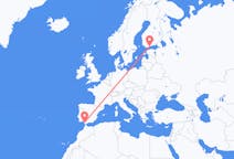Flyg från Helsingfors, Finland till Jerez, Spanien