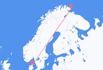 Vluchten van Aalborg naar Vardø