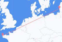 Voli da Palanga, Lituania a Brest, Francia