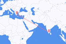 Flights from Madurai to Athens