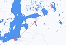 Fly fra Petrozavodsk til Gdańsk
