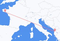 Fly fra Tirana til Lorient