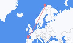 Рейсы из Сёркьосена, Норвегия в Сантьяго-дель-Монте, Испания