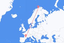Flights from Alta, Norway to Toulouse, France