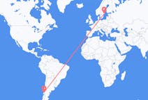 智利出发地 蒙特港飞往智利目的地 斯德哥尔摩的航班