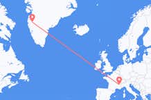 Flights from Grenoble to Kangerlussuaq