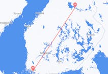 Vols depuis la ville de Turku vers la ville de Kajaani