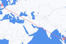 Flyrejser fra Kuantan, Malaysia til Birmingham, England