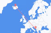 Flyg från Dubrovnik, Kroatien till Akureyri, Island