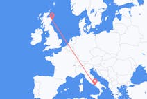 Flights from Aberdeen, Scotland to Naples, Italy