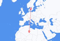 Flights from from Djanet to Copenhagen