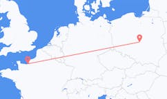 Flyg från Deauville, Frankrike till Lodz, Polen