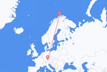 Fly fra Hammerfest til München