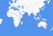 Voli from Canberra, Australia to Tenerife, Spagna