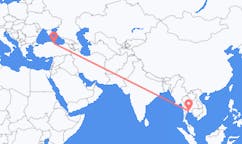 出发地 泰国出发地 芭達亞目的地 土耳其三生的航班